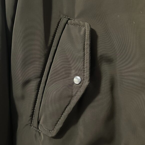 Small Zara Olive green bomber jacket - Picture 3 of 9